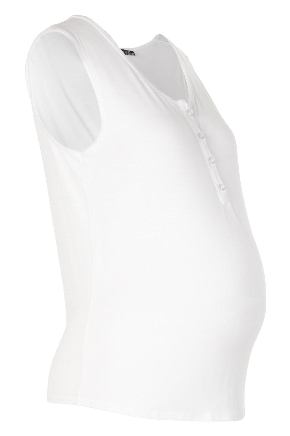 Maternity Nursing Button Front Top