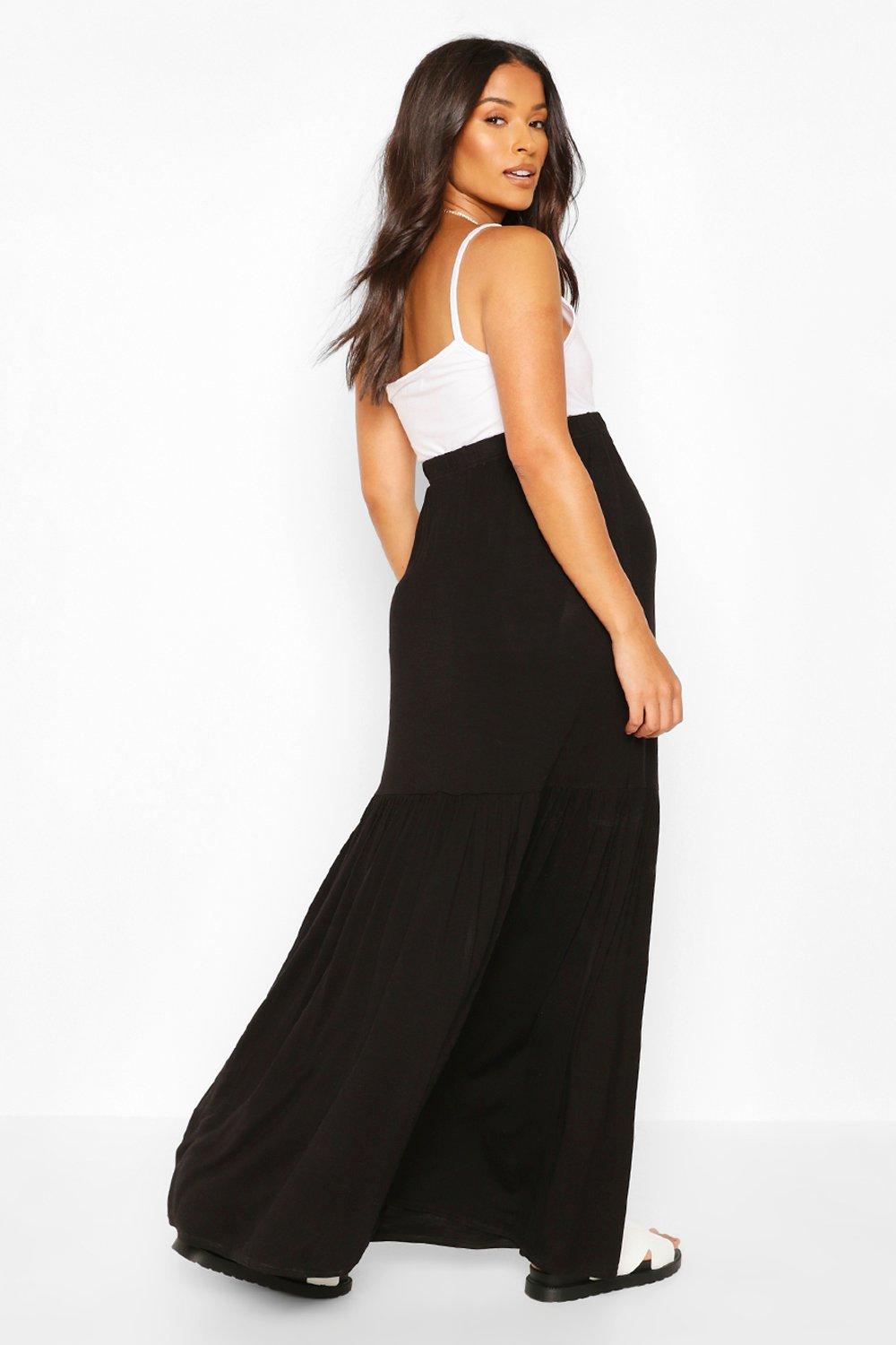 Petite maternity maxi skirt sale