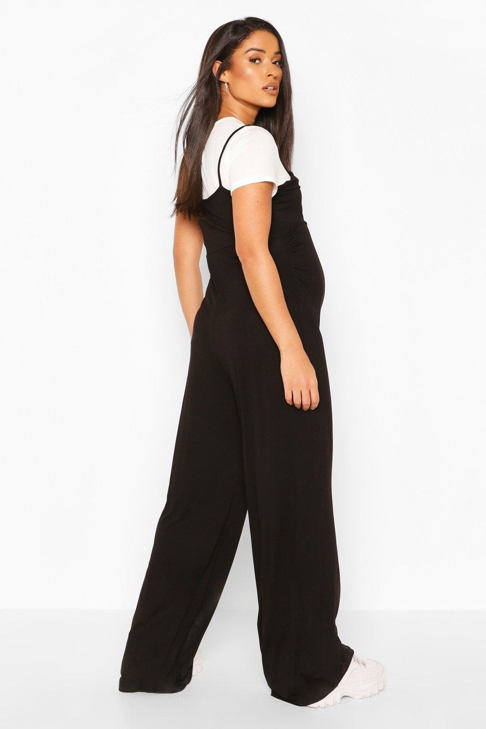 Black tshirt jumpsuit online