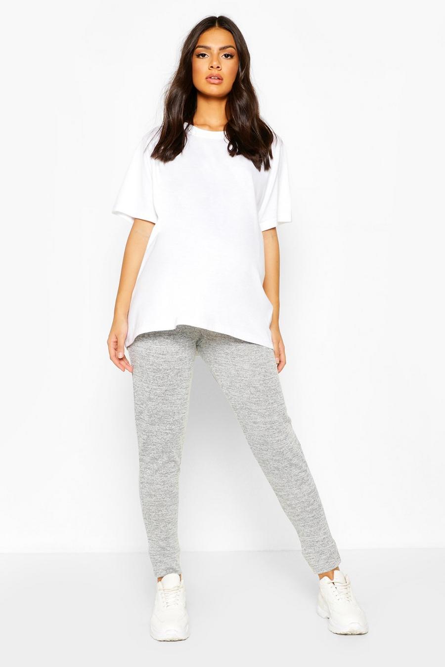 Grey marl Maternity Lounge Joggers image number 1