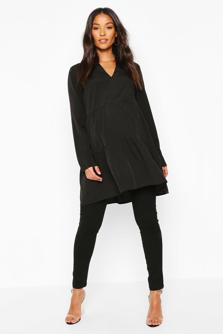 Maternity Woven Tiered Smock Tunic image number 1
