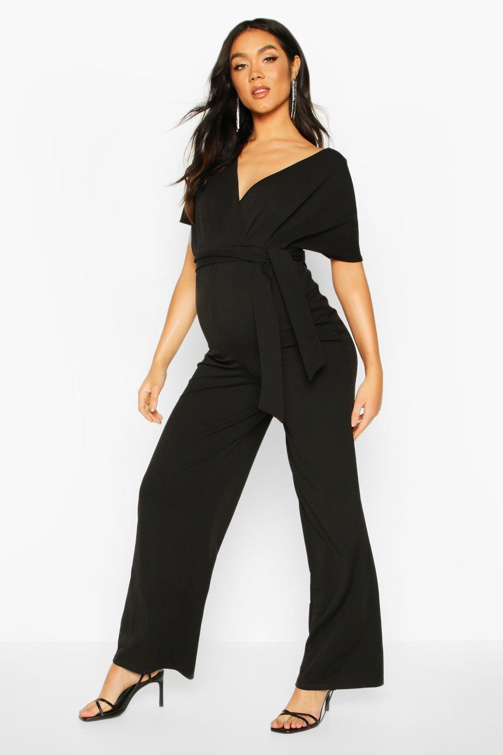 boohoo wrap jumpsuit