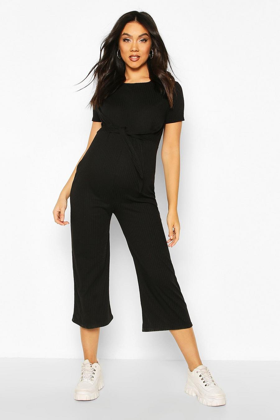 Maternity Tie Front Lounge Jumpsuit image number 1