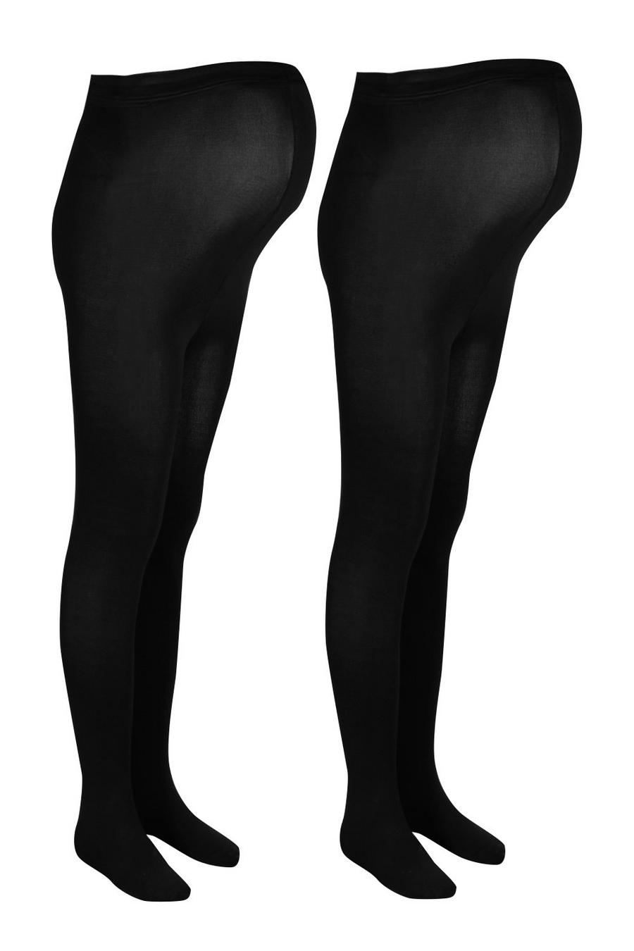 Maternity 2 Pack 200 Denier Tights image number 1