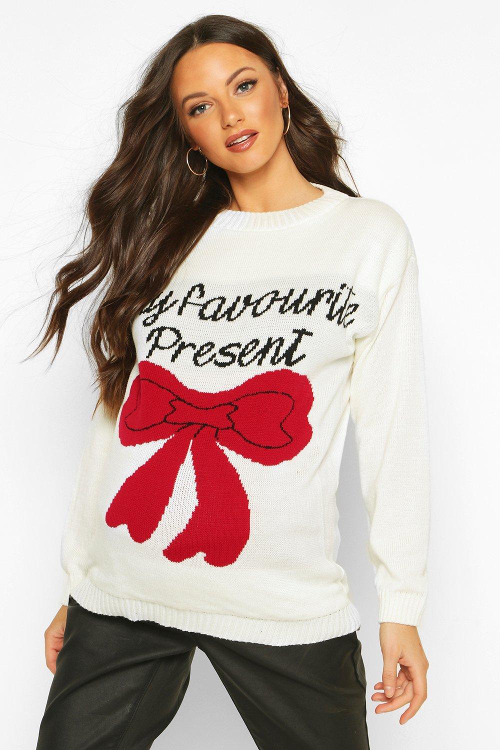 Christmas present outlet jumper