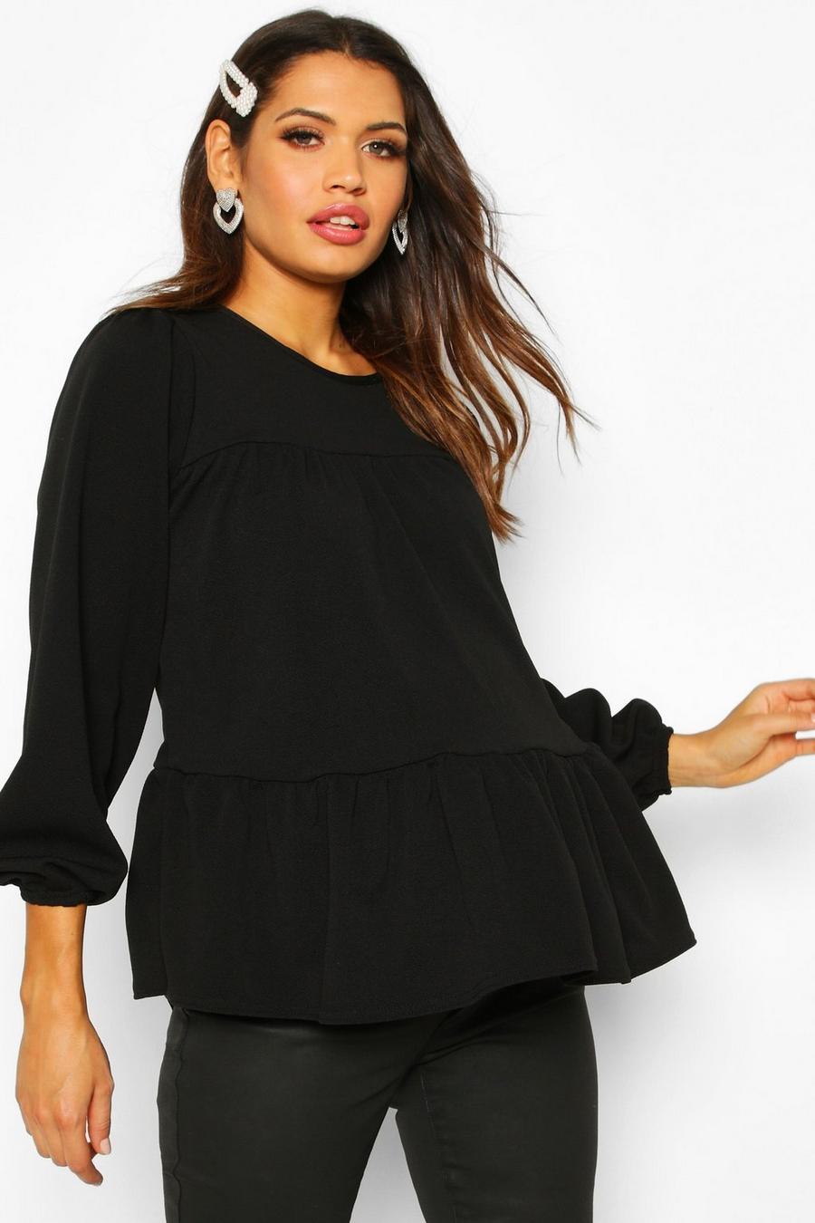 Maternity Gathered Sleeve Smock Top image number 1