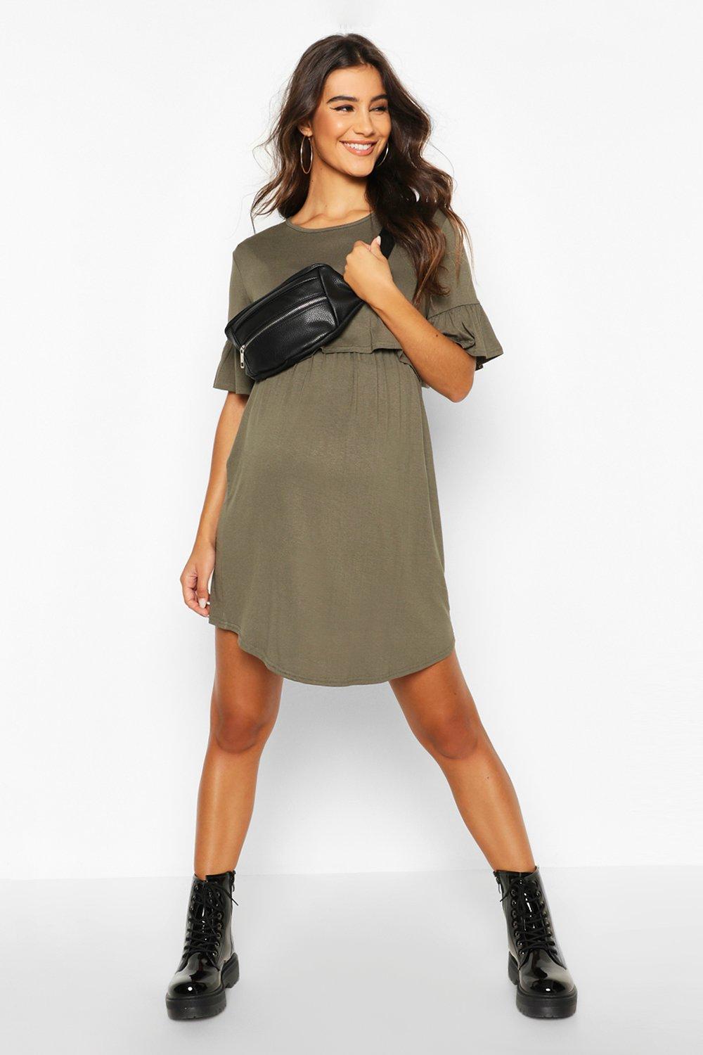 Nursing best sale dresses boohoo