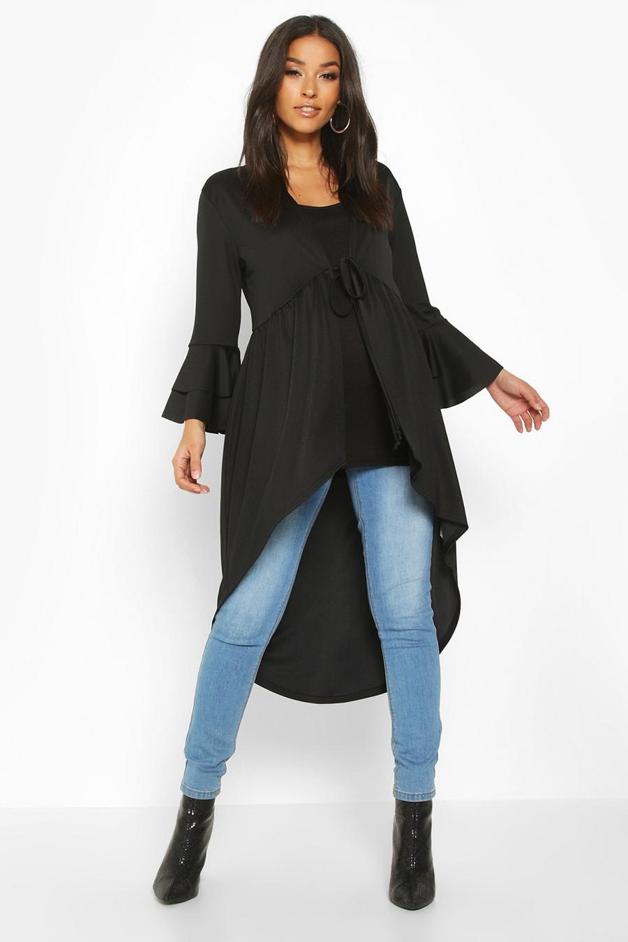 Maternity Dipped Hem Duster image number 1