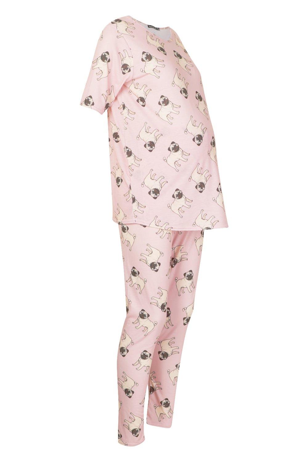 Womens discount pug pajamas