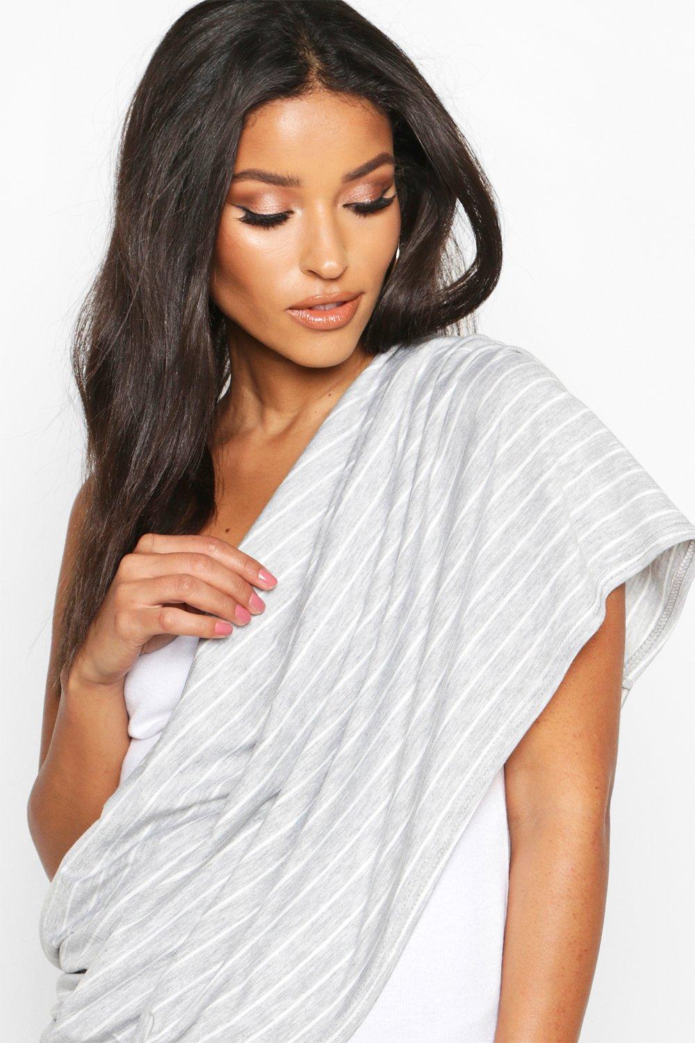 Maternity Stripe Nursing Shawl