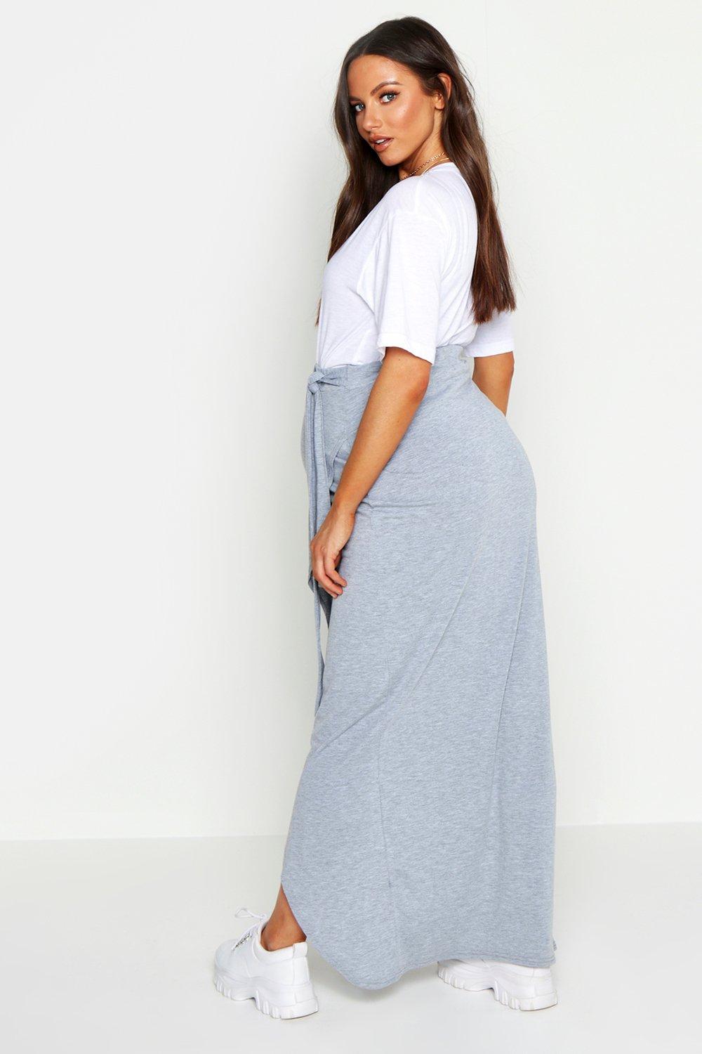 Missguided wrap hotsell maxi skirt