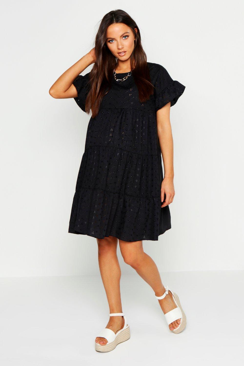 boohoo broderie anglaise dress