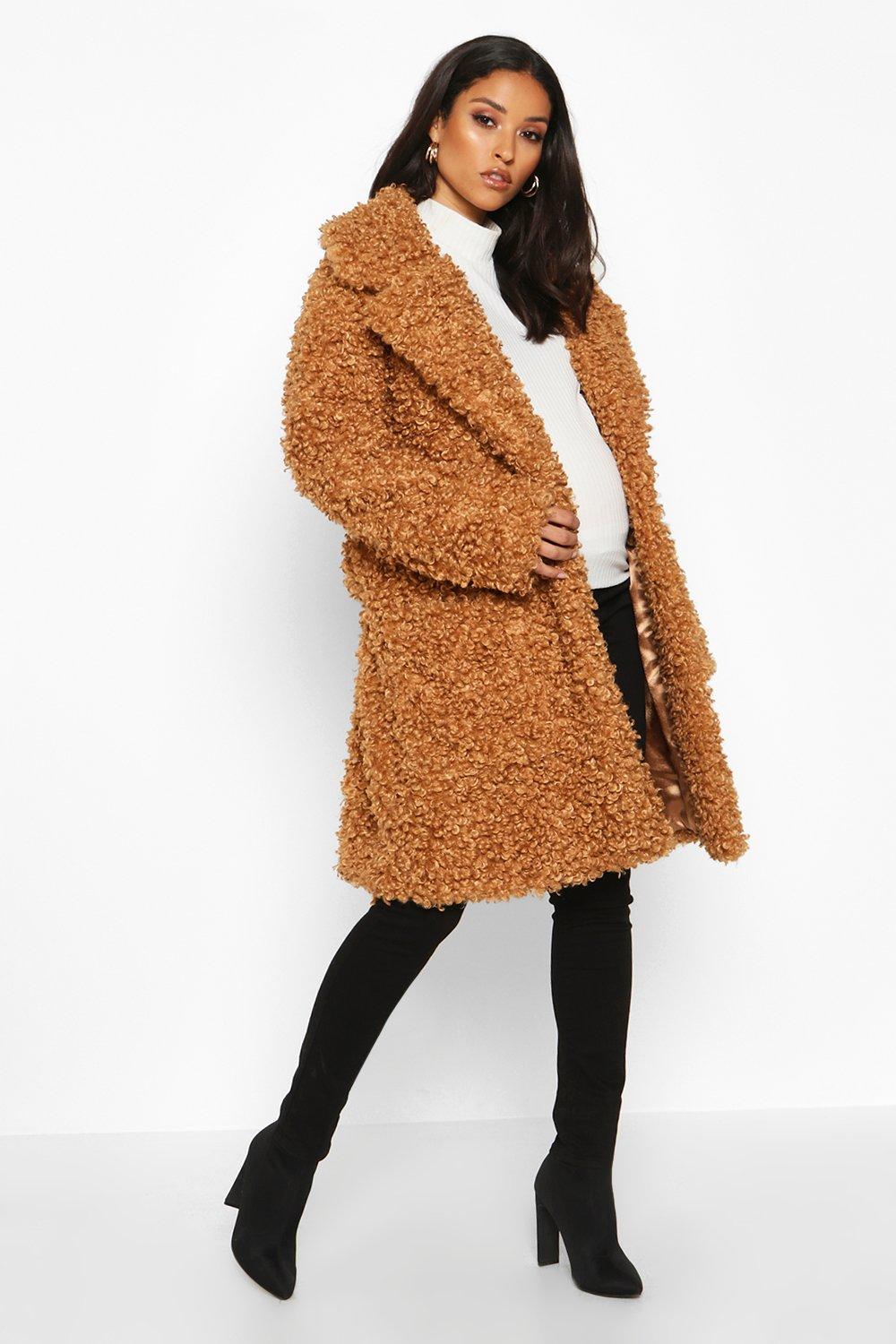 teddy wrap coat