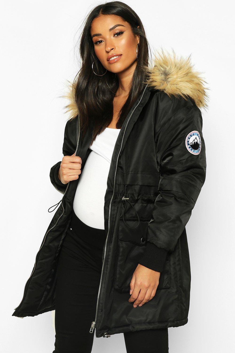 boohoo parka coat