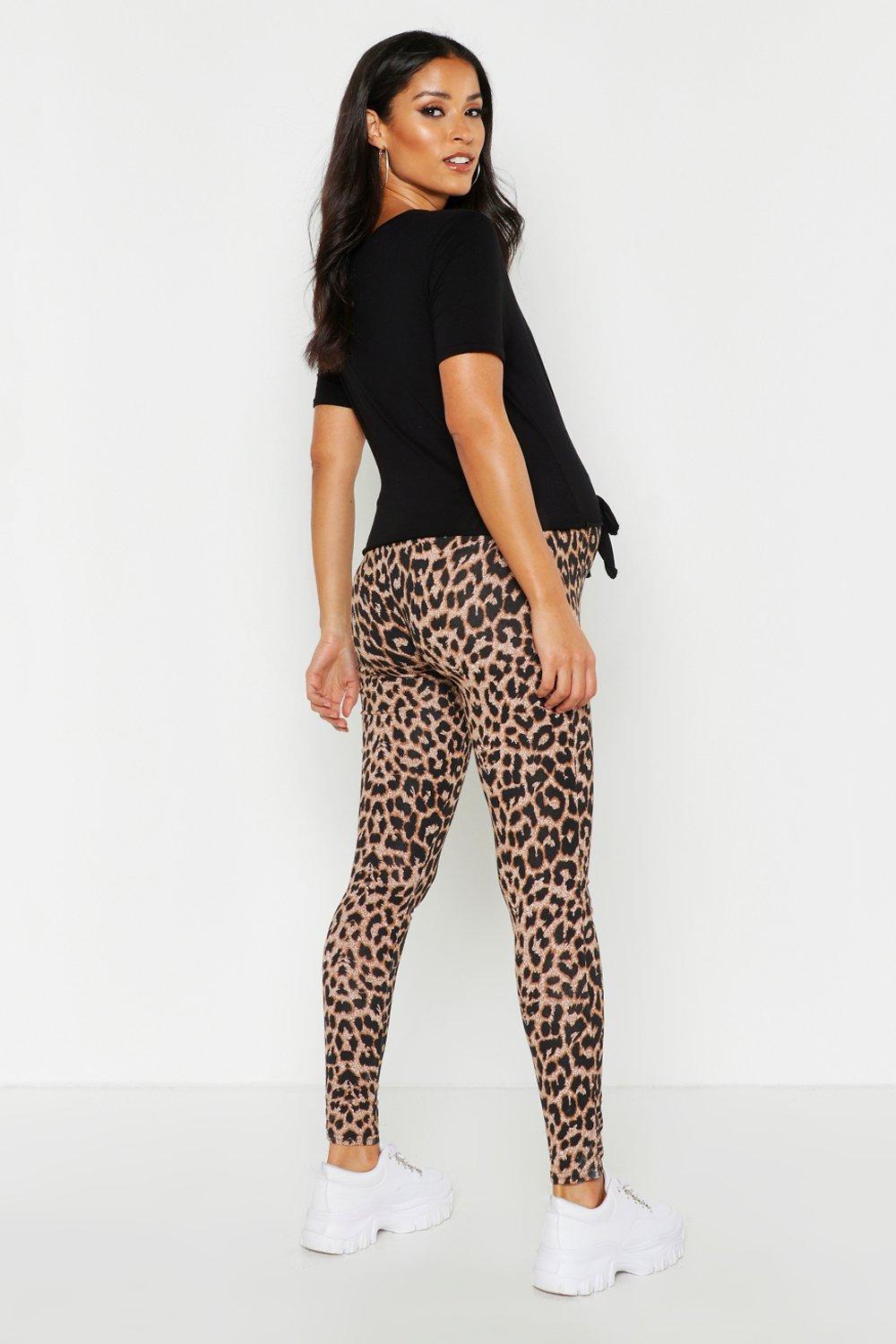 ASOS DESIGN Maternity legging in leopard print