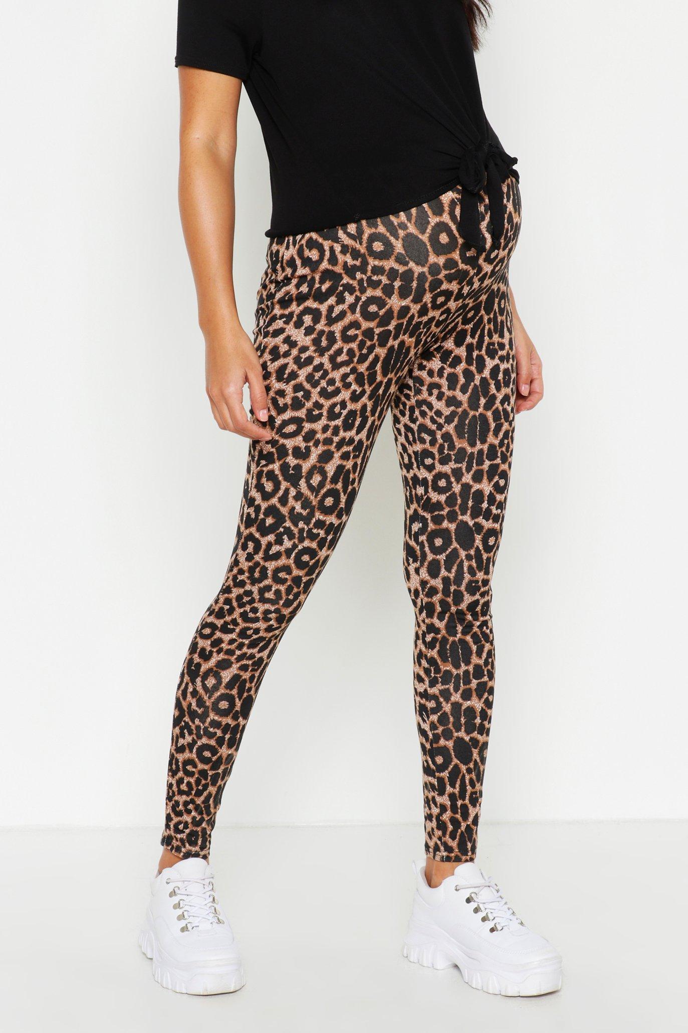 Maternity shop leopard leggings