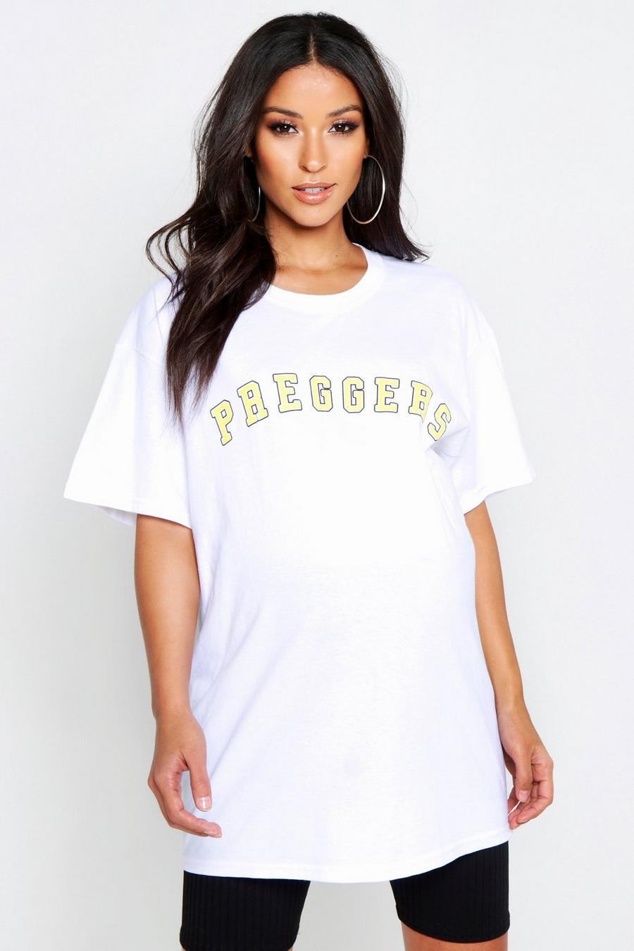 T-shirt premaman con scritta "Preggers" image number 1