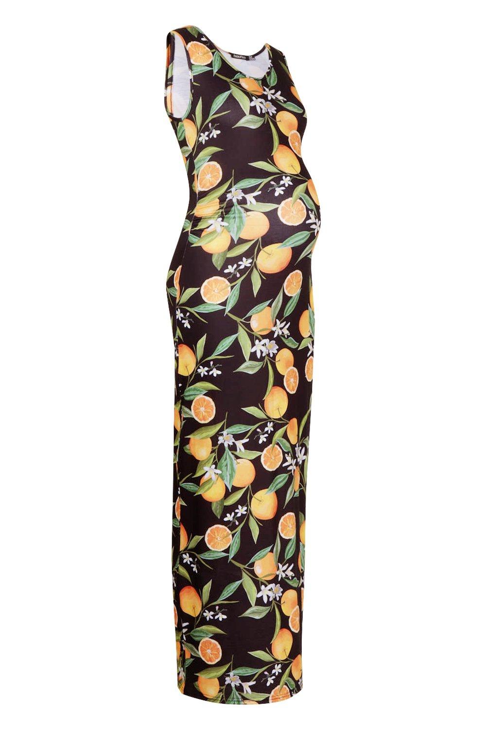 Topshop lemon hot sale print dress