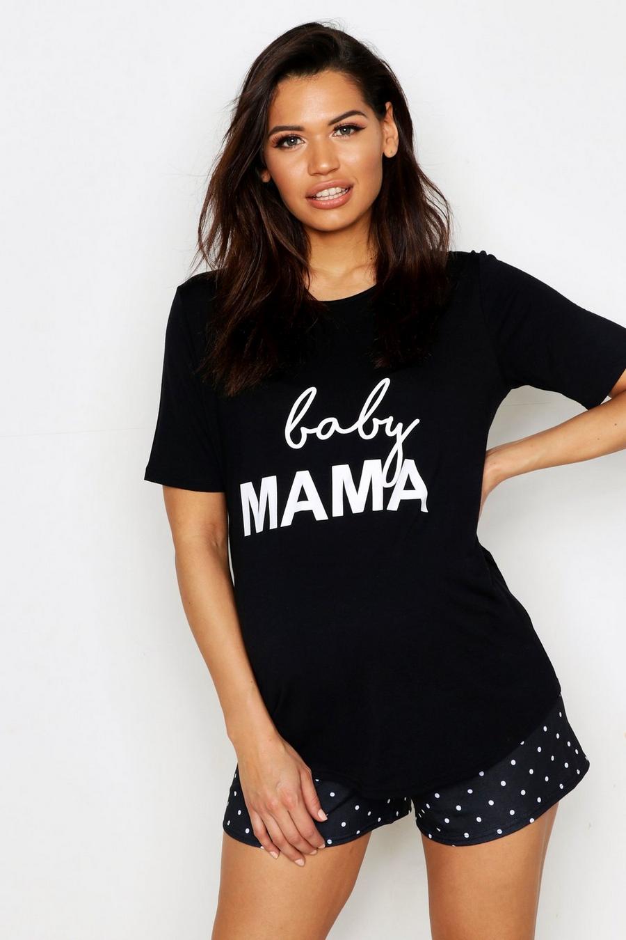 Maternity Baby Mama Short PJ Set image number 1