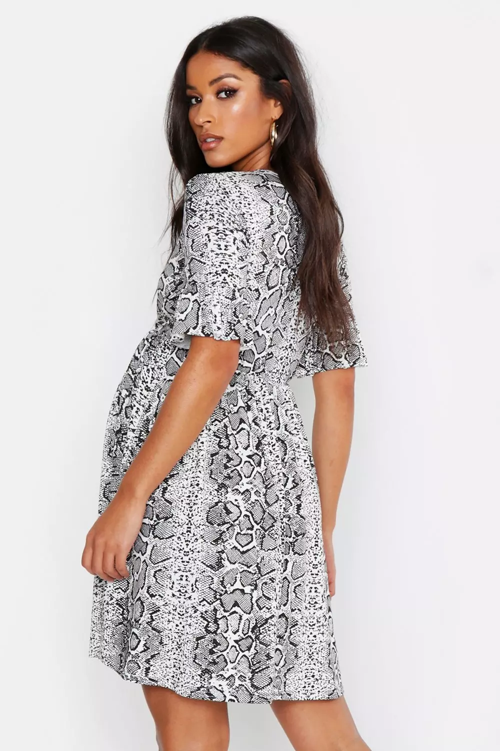 Maternity snake print dress sale