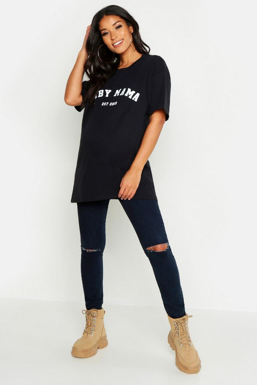 T-Shirt mit „Mama Est 2019-“Slogan image number 1