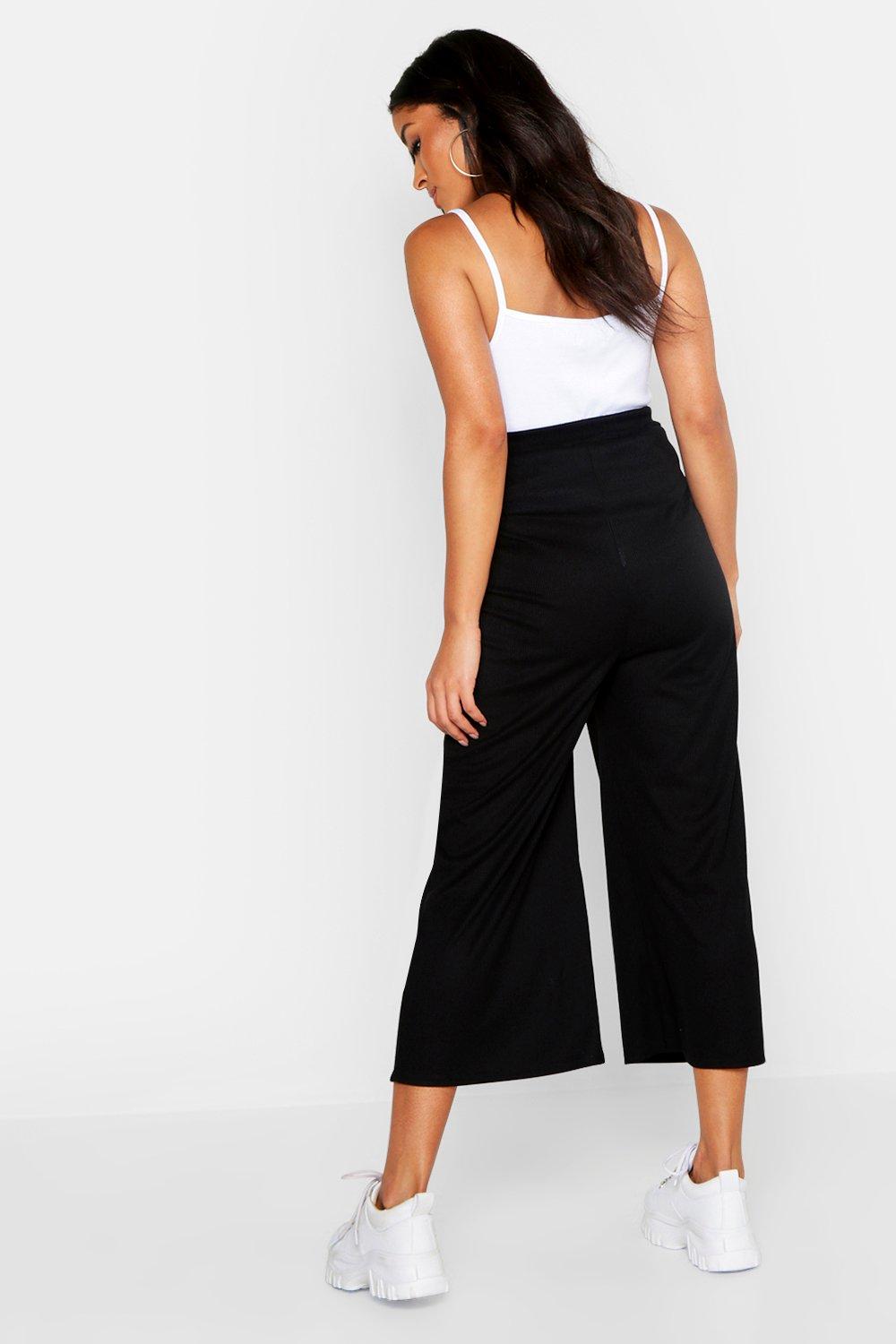 Maternity Over The Bump Rib Culottes