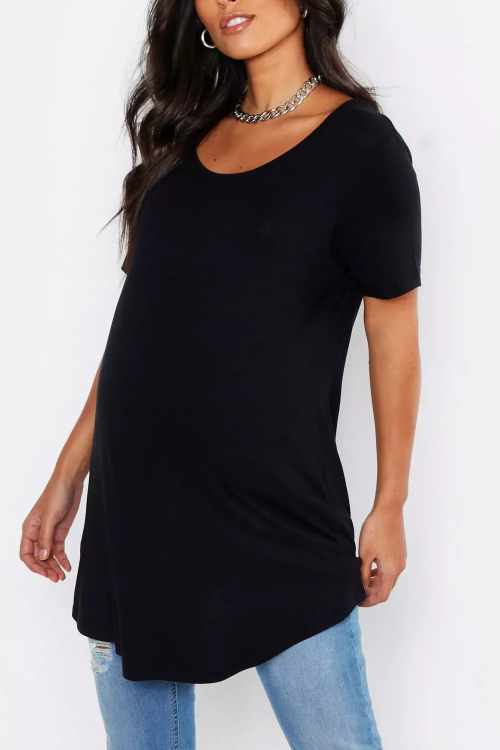 Maternity Oversized Basic T-Shirt