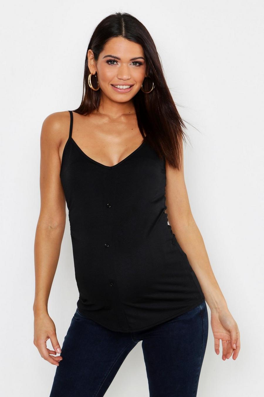 Maternity Button Front Cami Top image number 1