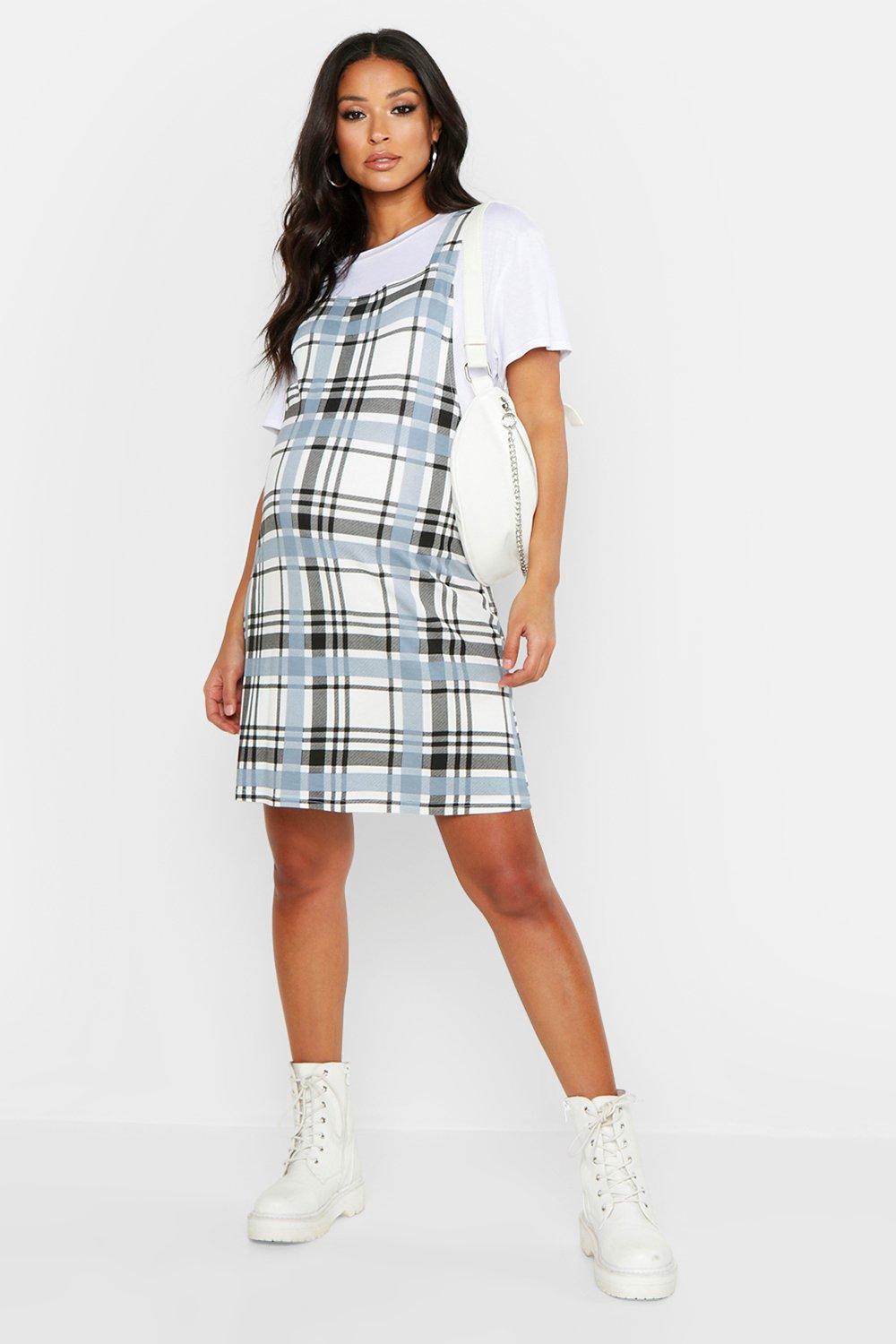 oversized pinafore dress