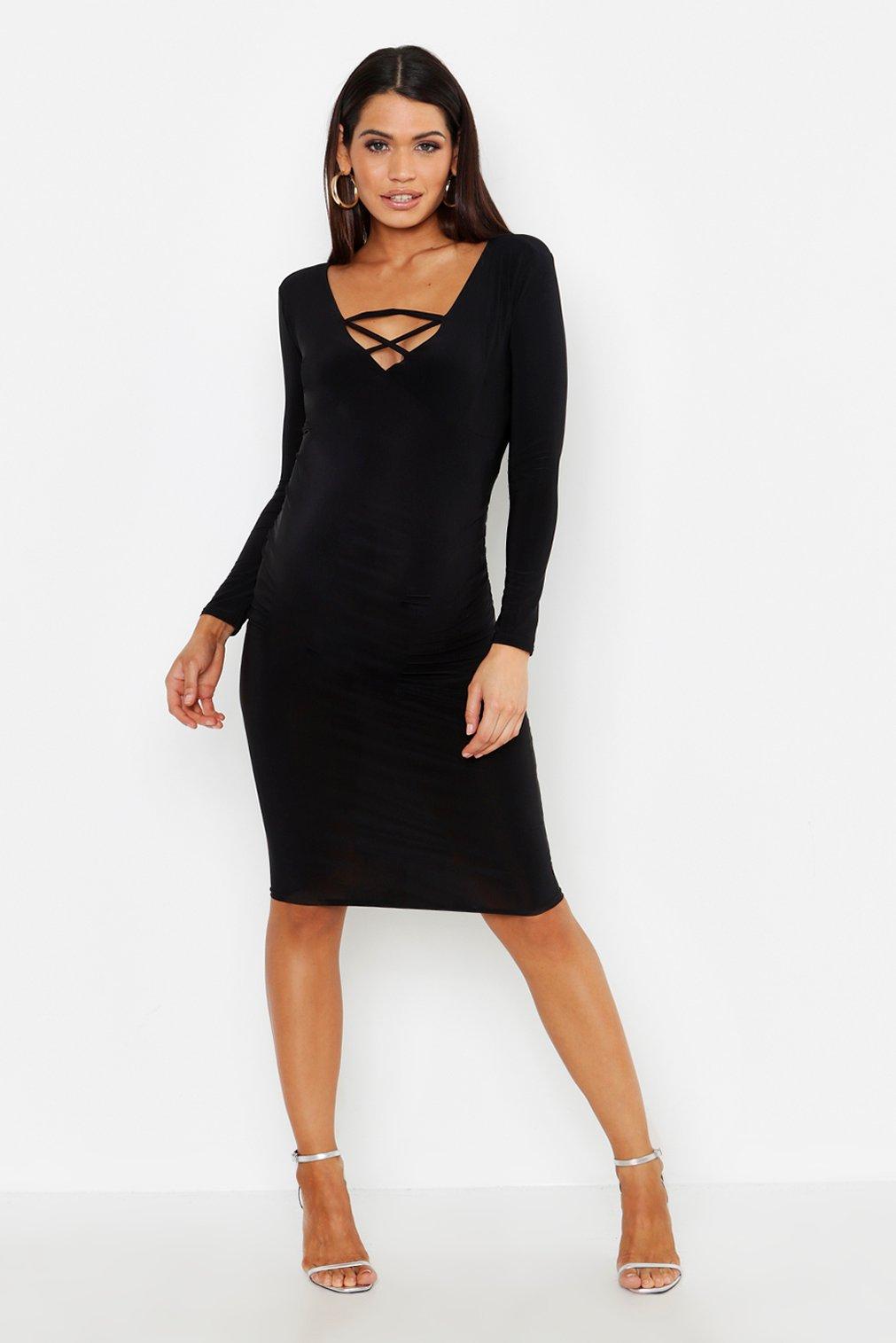 boohoo maternity occasion dress