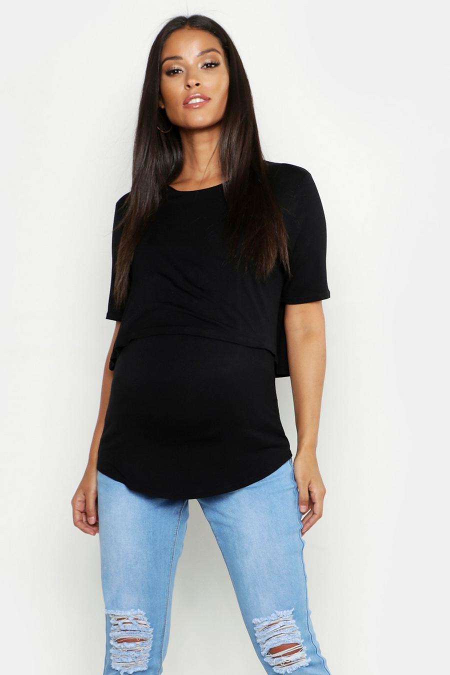 Maternity Double Layer Top image number 1