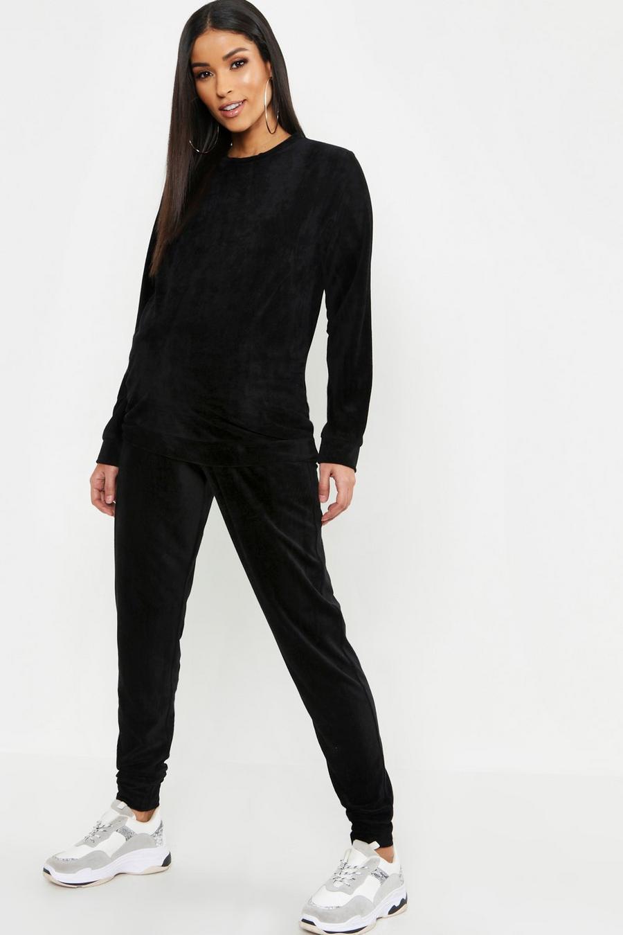 Maternity Terry Towelling Crew Neck Lounge Set image number 1