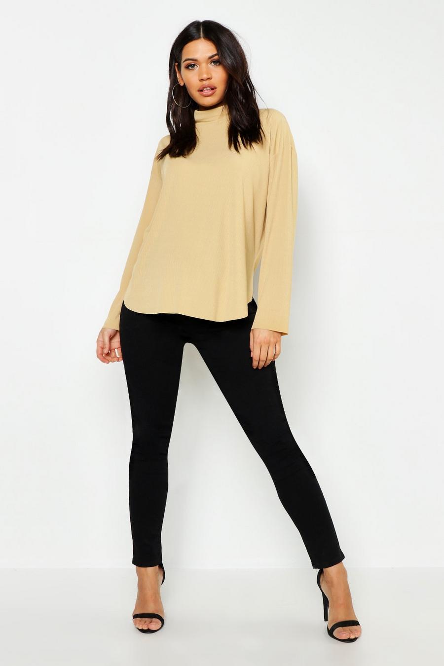 Black Maternity Over Bump Skinny Stretch Jeans image number 1