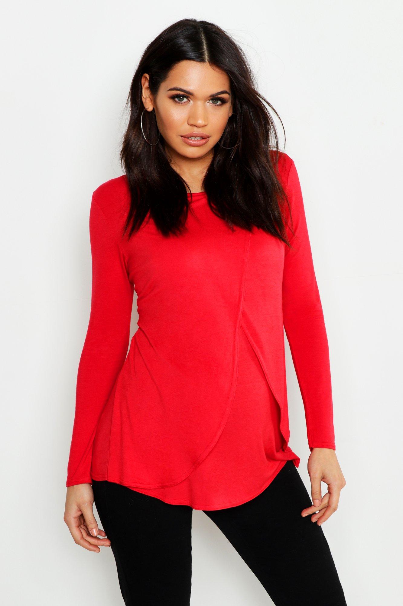nursing top boohoo