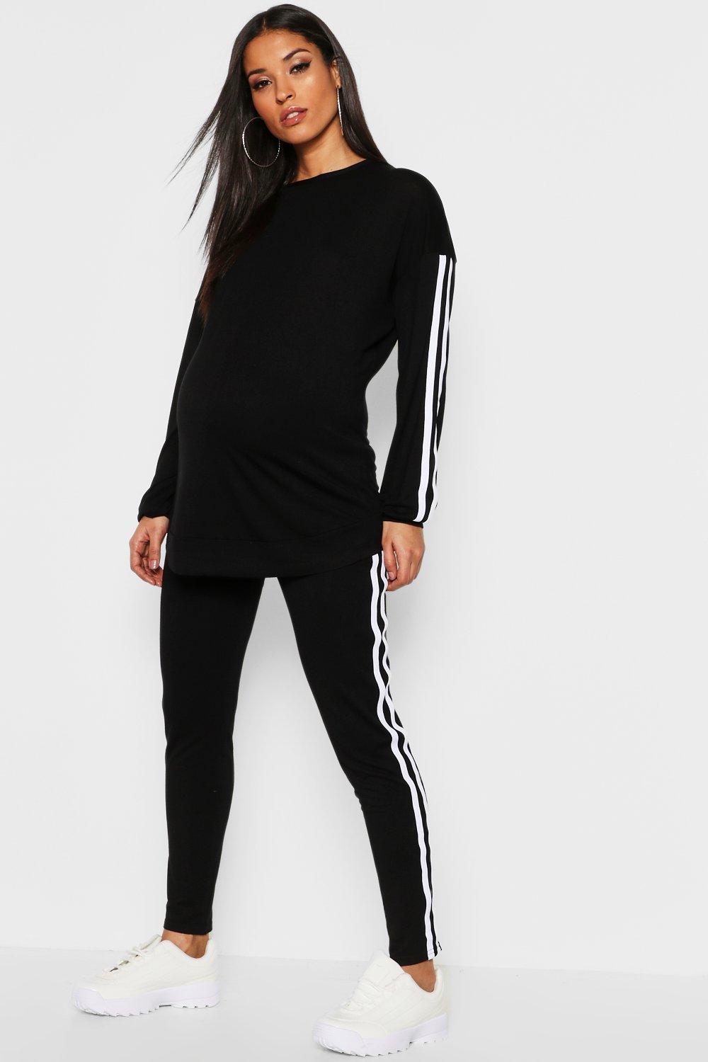 black polo sweat suit