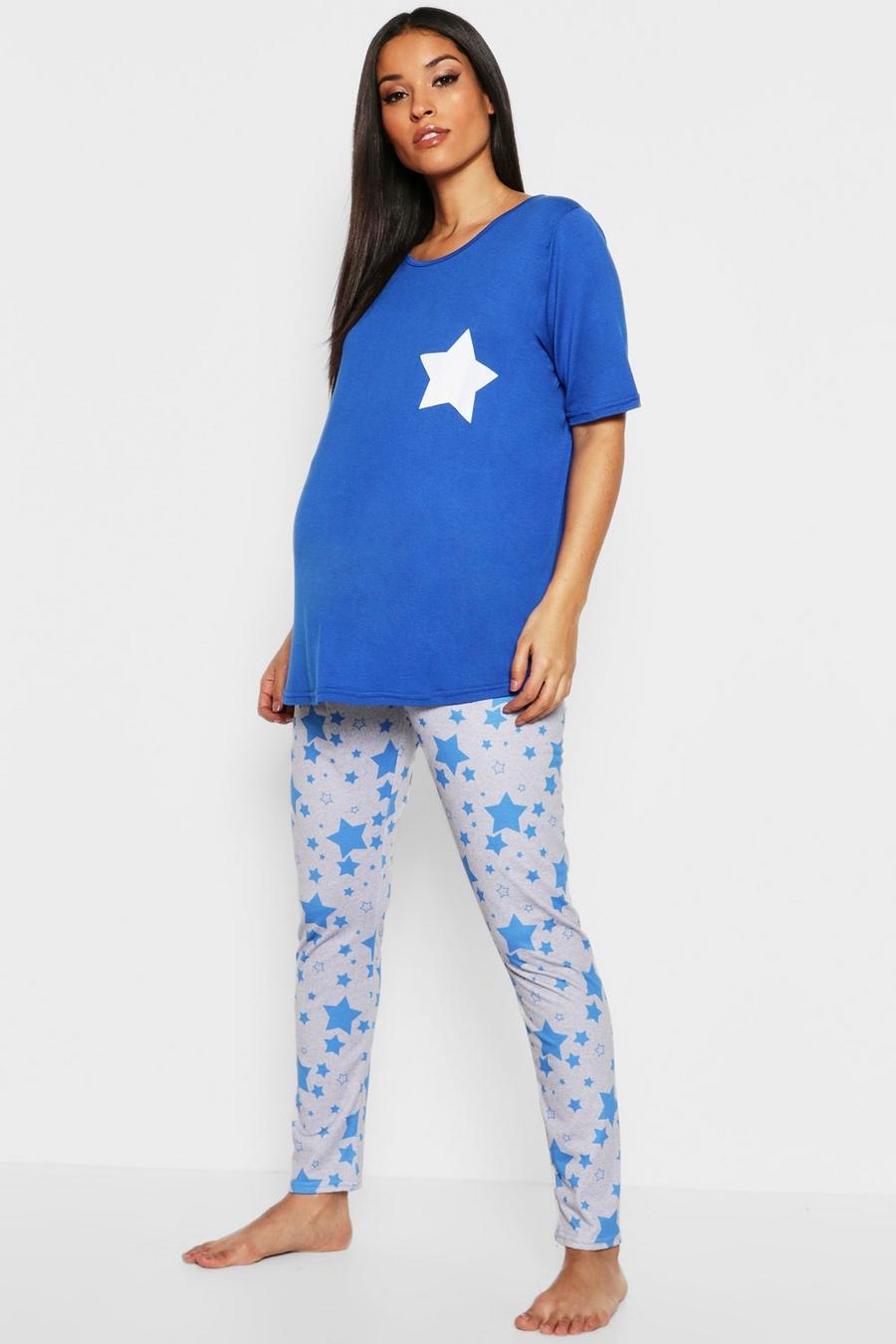 Mammakläder - Pyjamasset med stjärnmönster image number 1