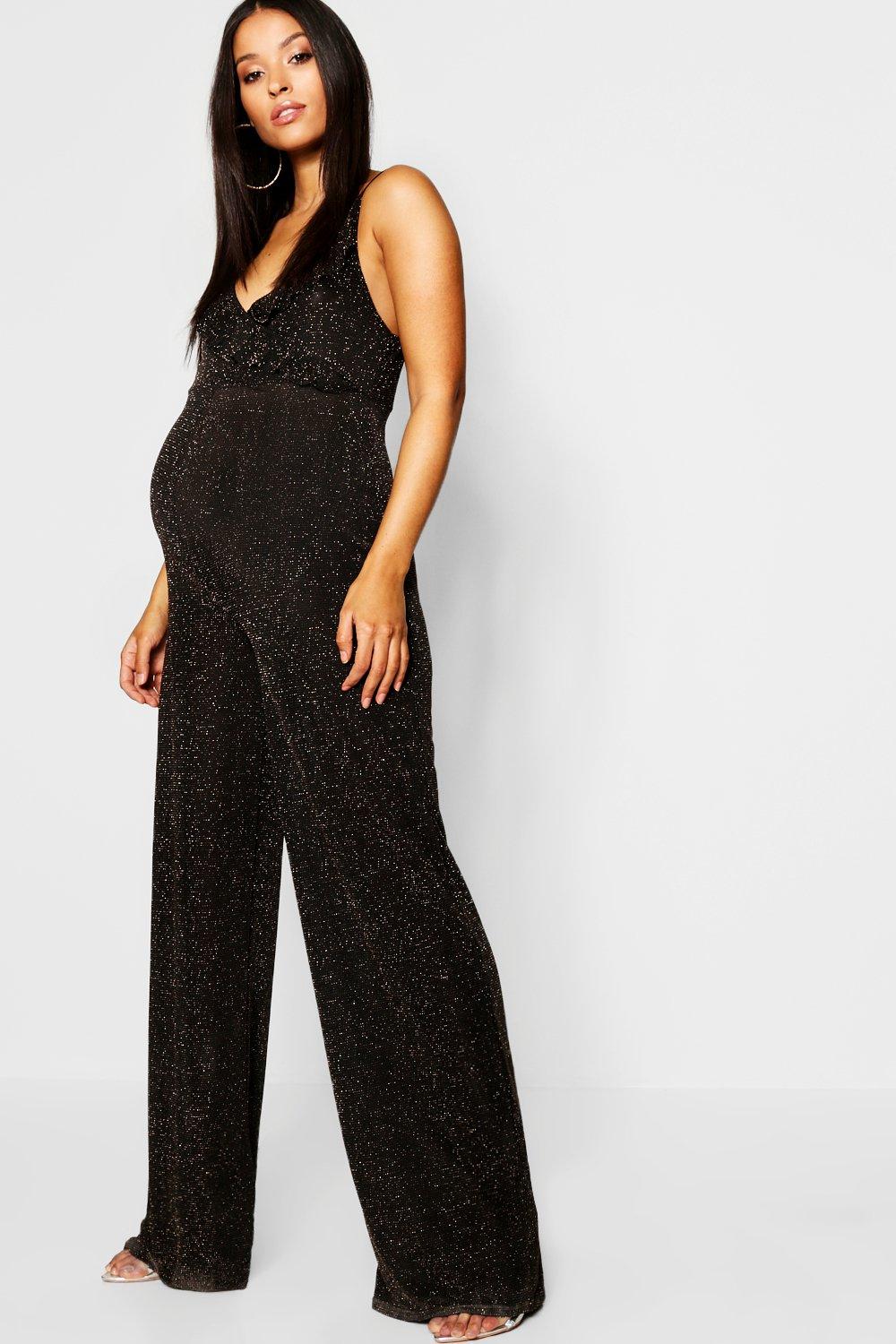 boohoo maternity jumpsuit