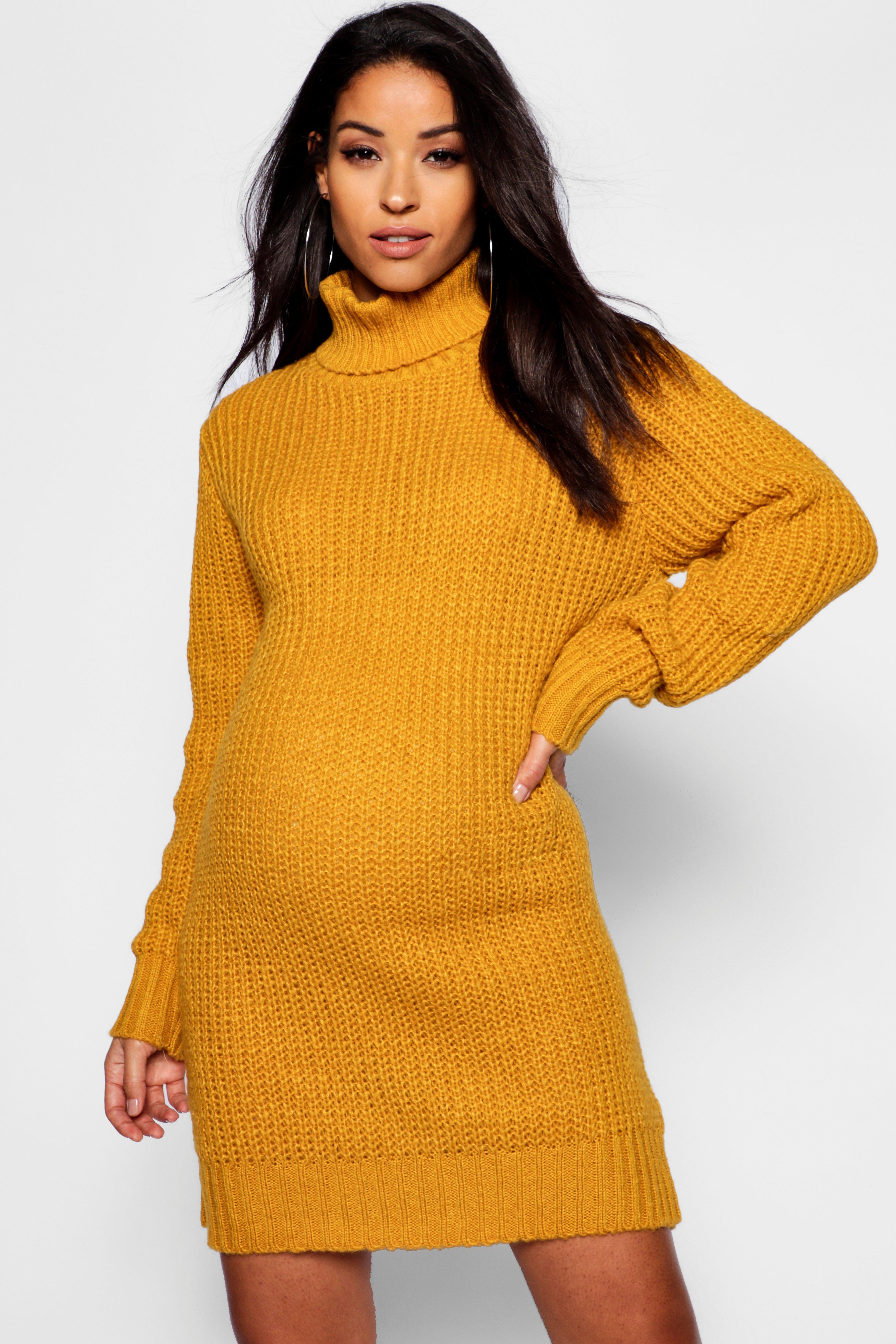 mustard turtle neck jumper
