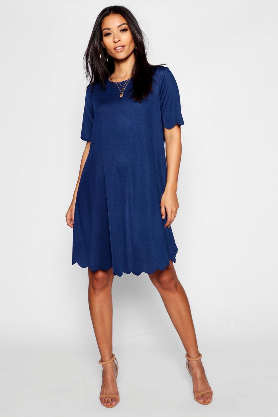 Maternity Scallop Edge Shift Dress image number 1