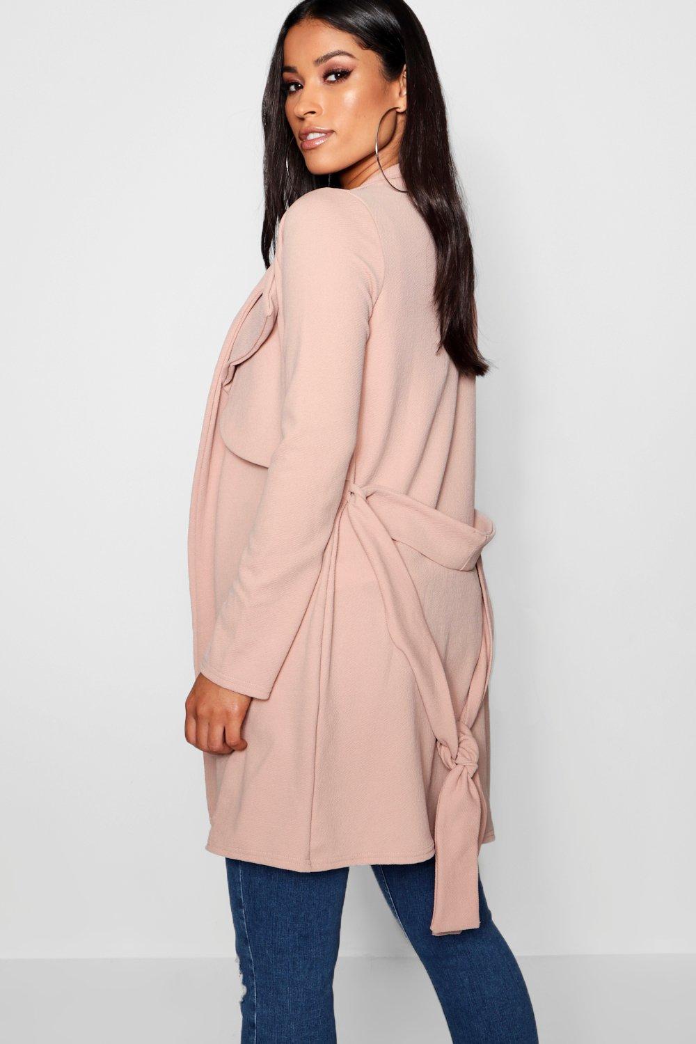 boohoo duster coat