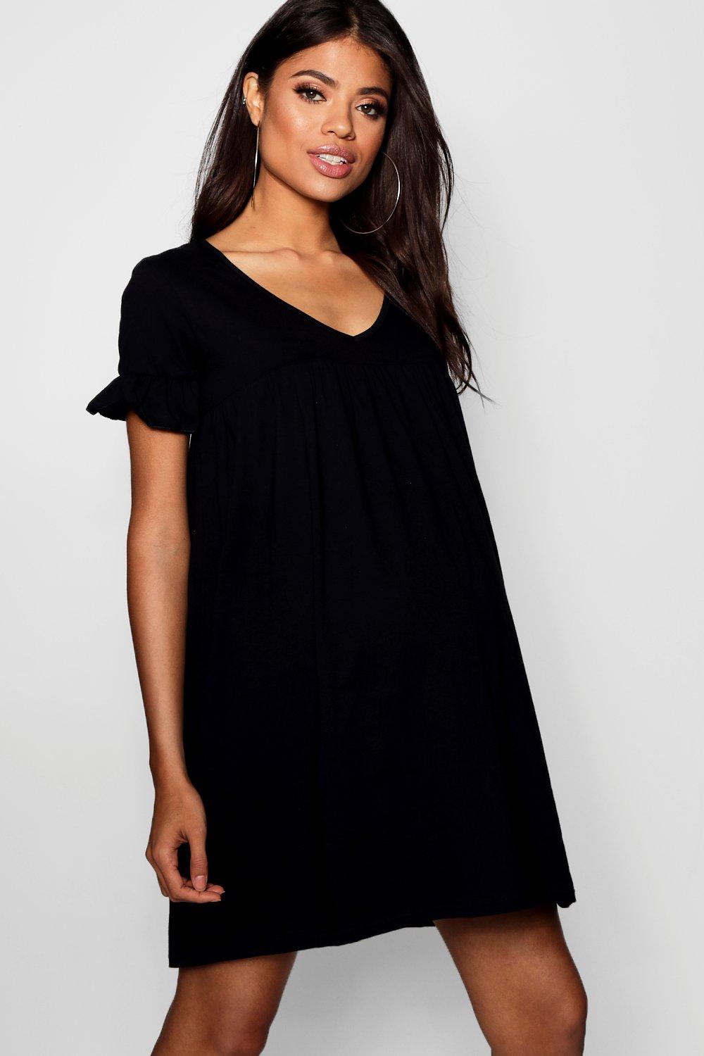 short sleeve smock dress