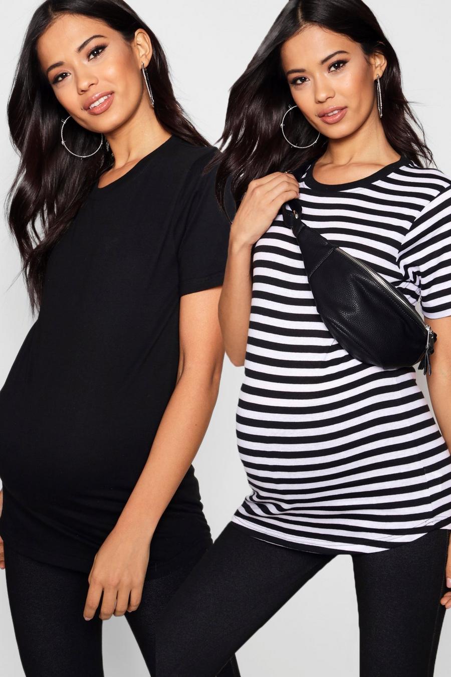 Multi Maternity 2 Pack T Shirt image number 1