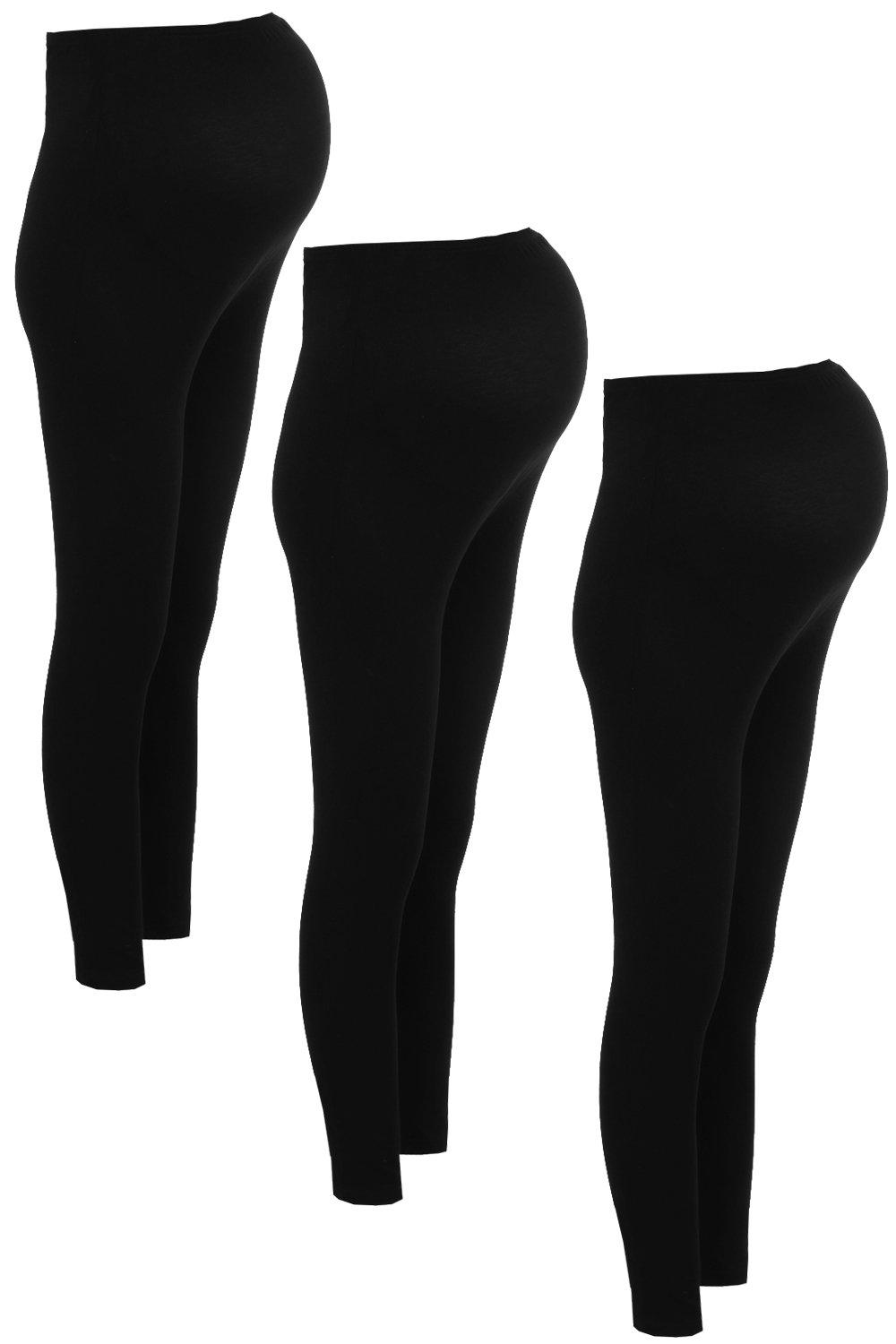 Maternity 3 Pack Over The Bump Leggings