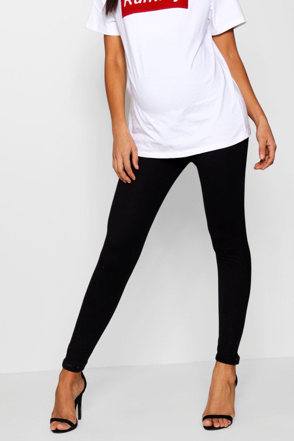 polo shirt and leggings