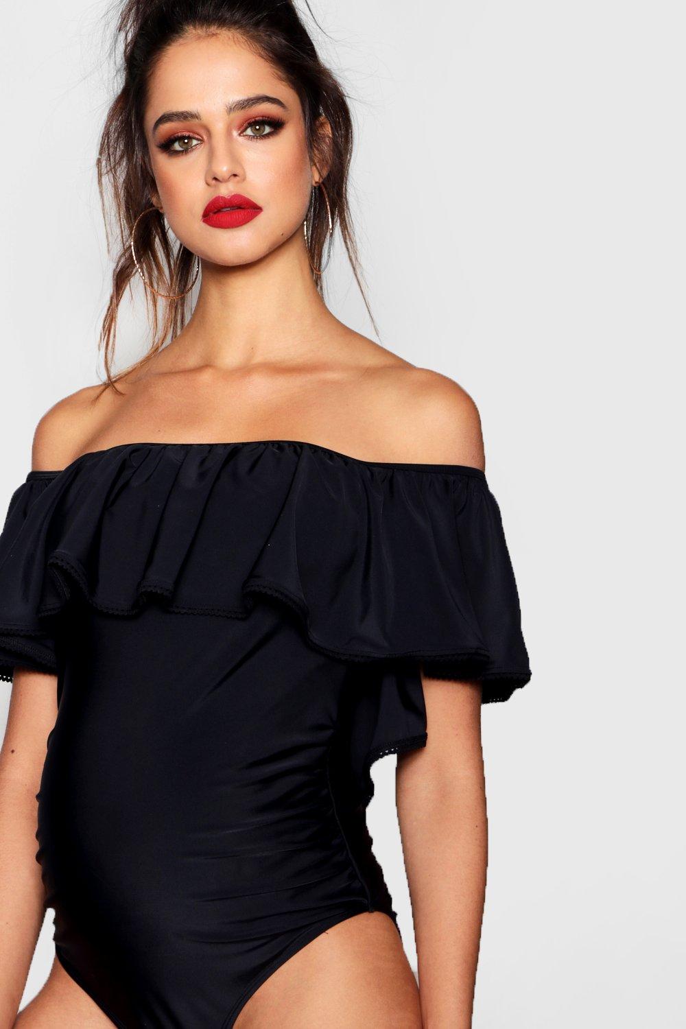 Swimsuit off shoulder online