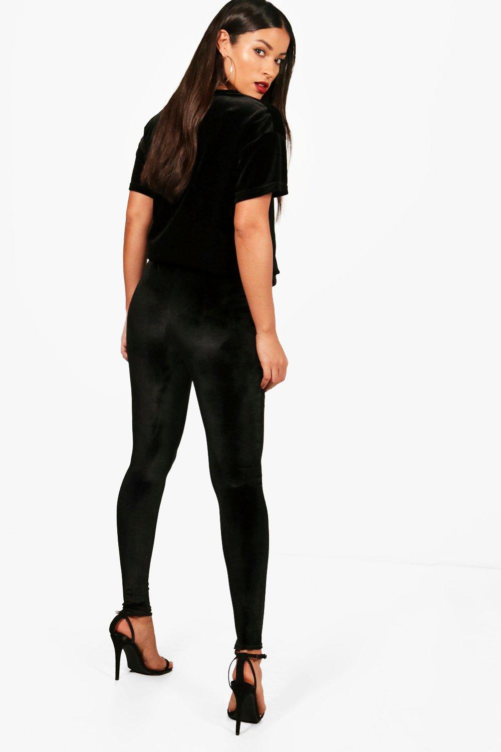 Velvet maternity clearance leggings