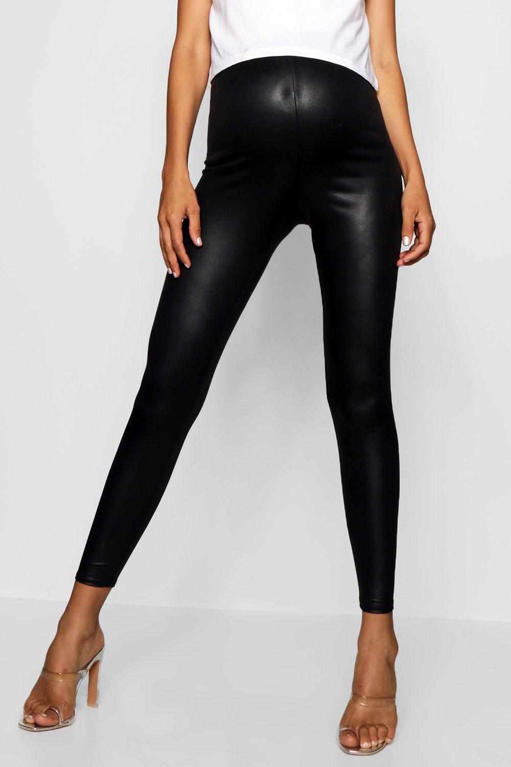 Maternity Leather Look Legging