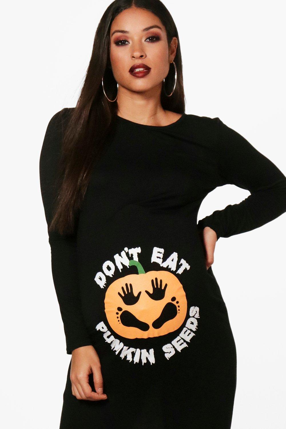 boohoo pumpkin dress