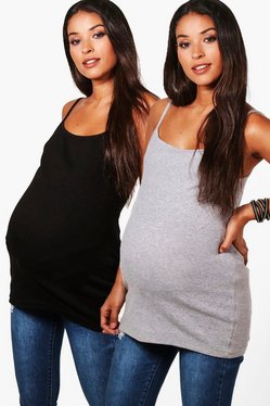 Made in USA 3 Pack Womens Side Ruched Maternity Tunic by Rags & Couture