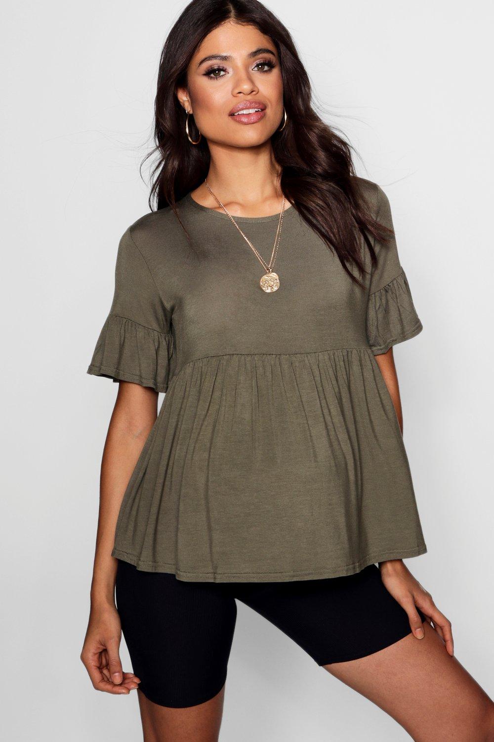 ruffle hands tops